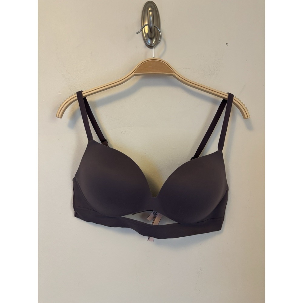 Victorias Secret Incredible Padded No Wire Bra Wireless Purple 36C